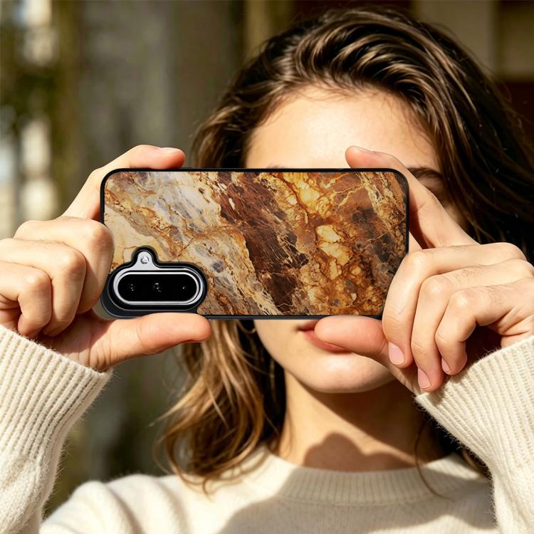 For Samsung Galaxy A57 5G Marble Pattern Magnetic Phone Case