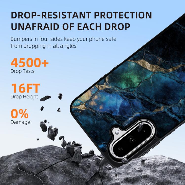 For Samsung Galaxy A17 5G Marble Pattern Magnetic Phone Case