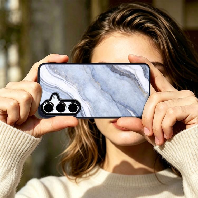 For Samsung Galaxy S25 5G Marble Pattern Magnetic Phone Case