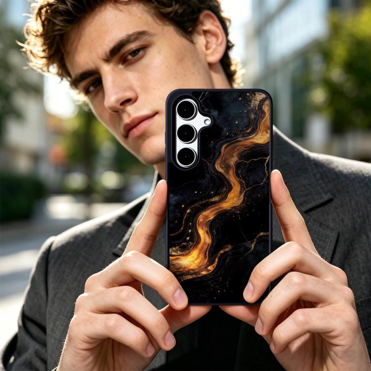 For SFor Samsung Galaxy S26 5G Marble Pattern Magnetic Phone Case