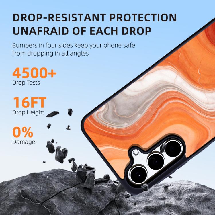 For SFor Samsung Galaxy S26 5G Marble Pattern Magnetic Phone Case