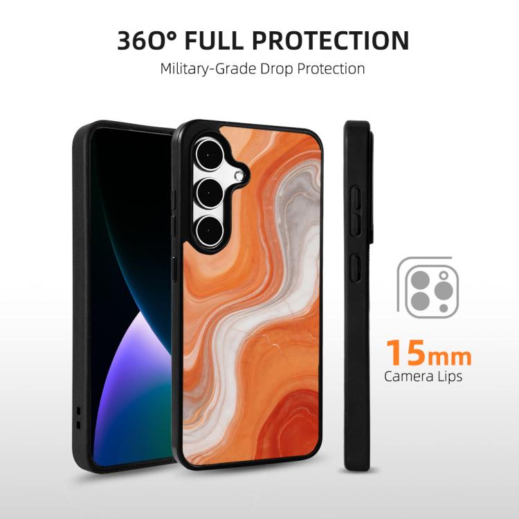 For Samsung Galaxy S26+ 5G Marble Pattern Magnetic Phone Case
