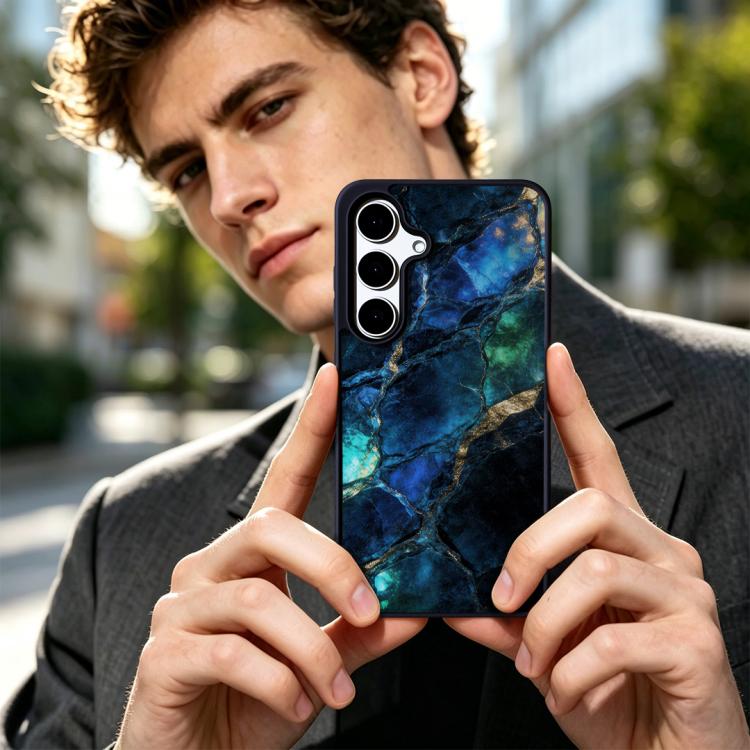For Samsung Galaxy S26+ 5G Marble Pattern Magnetic Phone Case