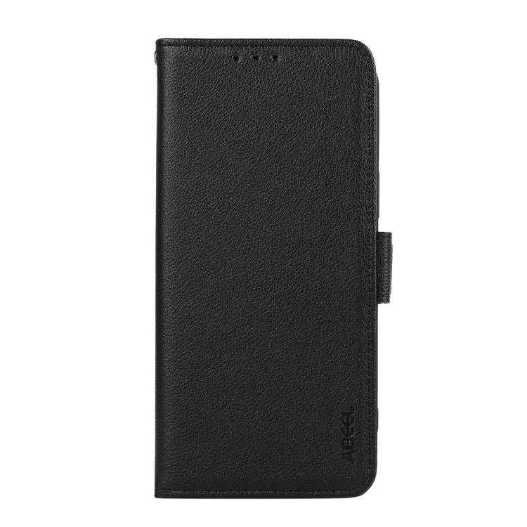 For OPPO Find X9 Ultra 5G ABEEL Side-Magnetic Litchi Pattern Leather RFID Phone Case