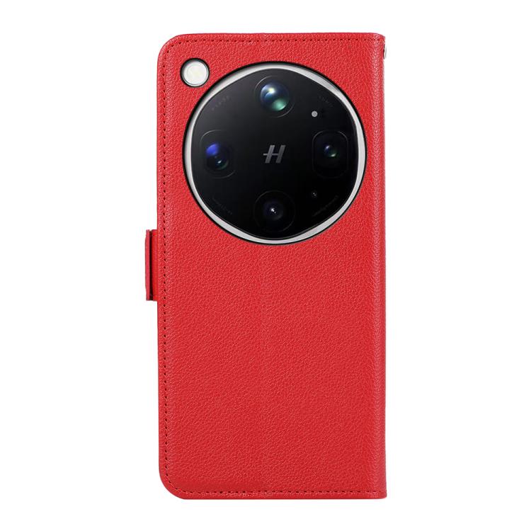 For OPPO Find X9 Ultra 5G ABEEL Side-Magnetic Litchi Pattern Leather RFID Phone Case
