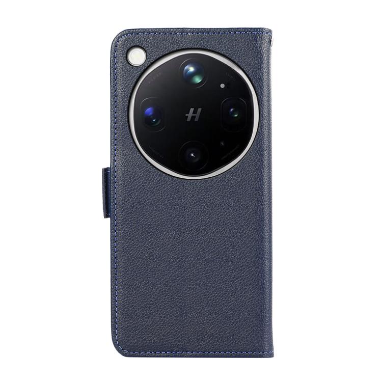 For OPPO Find X9 Ultra 5G ABEEL Side-Magnetic Litchi Pattern Leather RFID Phone Case