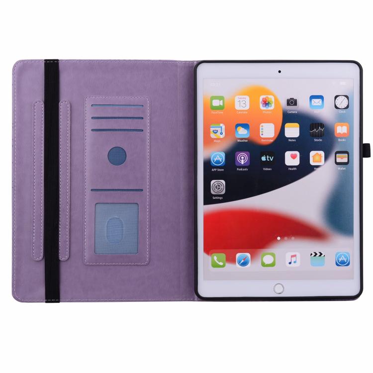 For Lenovo Tab M9 Floral Embossed Pattern Vegan Leather Tablet Case