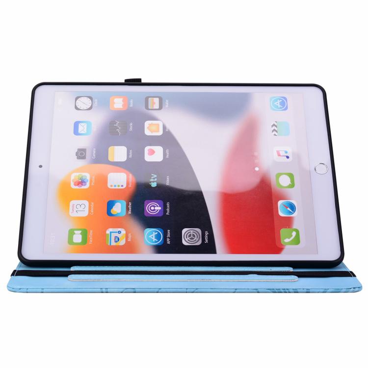 For Lenovo Tab M9 Floral Embossed Pattern Vegan Leather Tablet Case