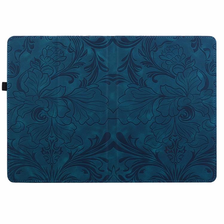 For Lenovo Tab M9 Floral Embossed Pattern Vegan Leather Tablet Case