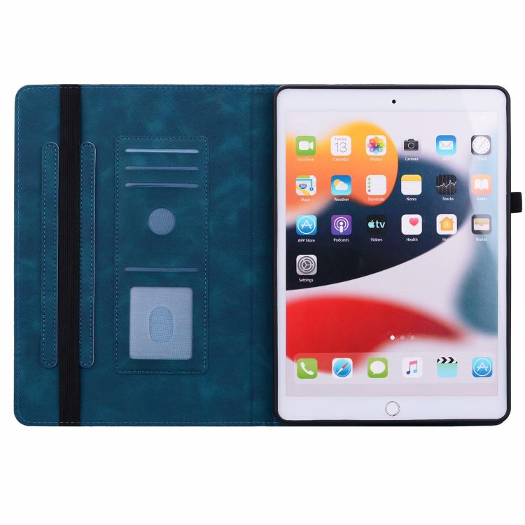 For Lenovo Tab M9 Floral Embossed Pattern Vegan Leather Tablet Case