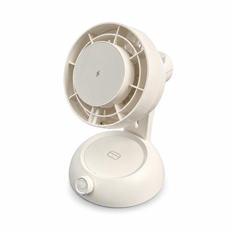 YT50 25W  Fan version 3 in 1 Magnetic Wireless Fast Charger - White