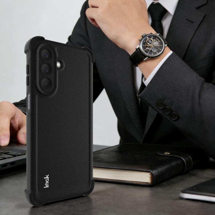 For Galaxy A27 5G imak Shockproof Airbag TPU Phone Case - Matte Black