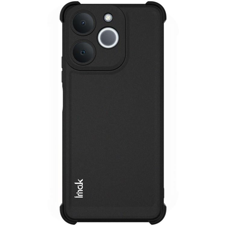For Realme Note 70 / Note 70T / P4 Lite 4G imak Shockproof Airbag TPU Phone Case - Matte Black