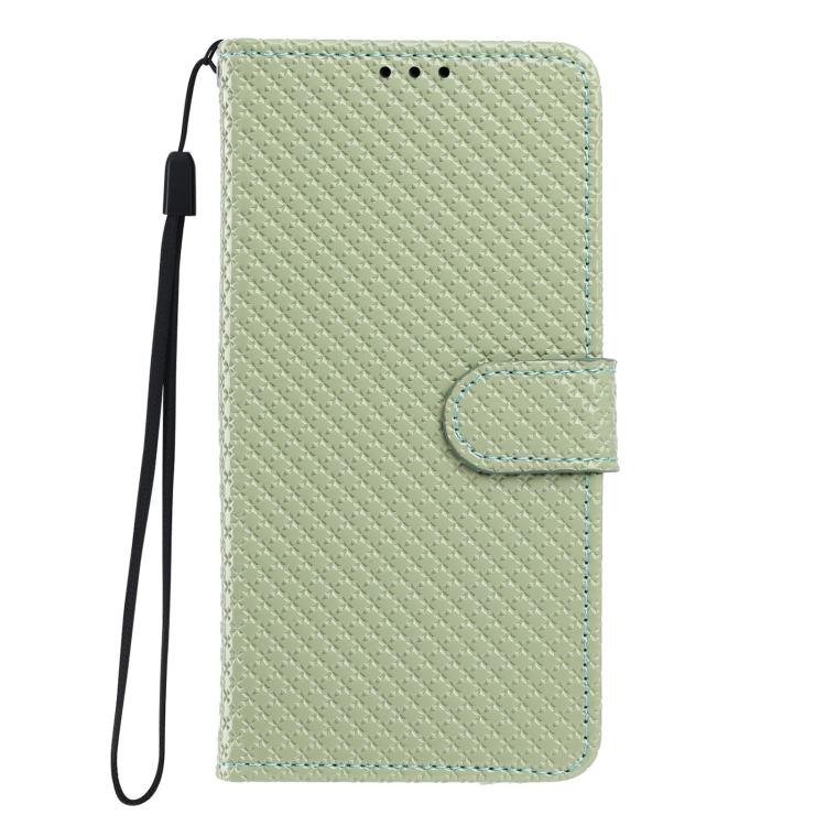 For Google Pixel 7a Mirrored Buckle Vegan Leather Phone Case with Small Black Cord
