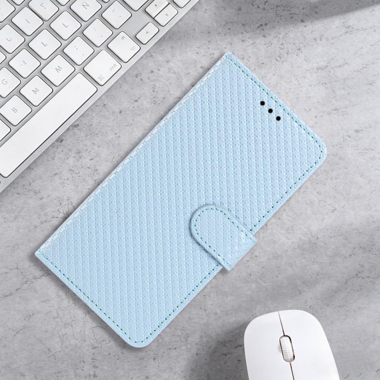 For Google Pixel 8a Mirrored Buckle Vegan Leather Phone Case with Small Black Cord