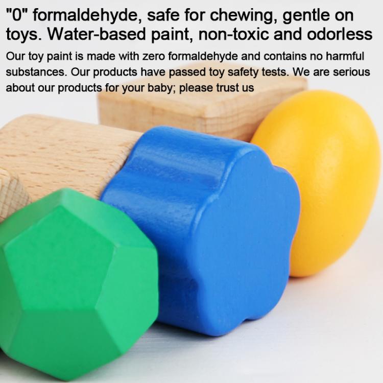 Kid Wooden Screw Matching Game Montessori Nut Bolt Disassembly Toy