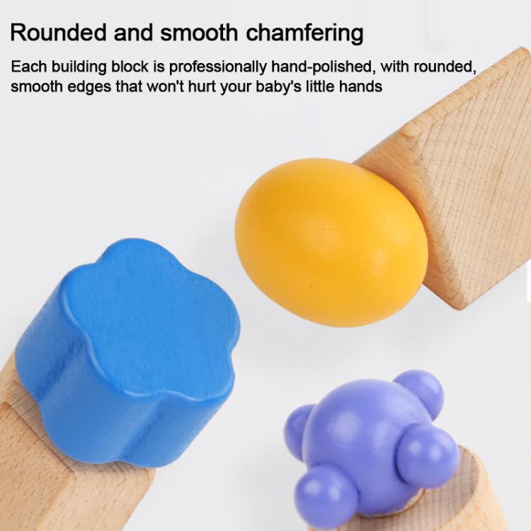 Kid Wooden Screw Matching Game Montessori Nut Bolt Disassembly Toy