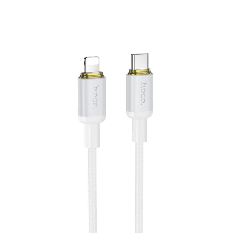hoco X128 Type-C to 8 Pin Benefit 30W Charging Data Cable, Length:1m