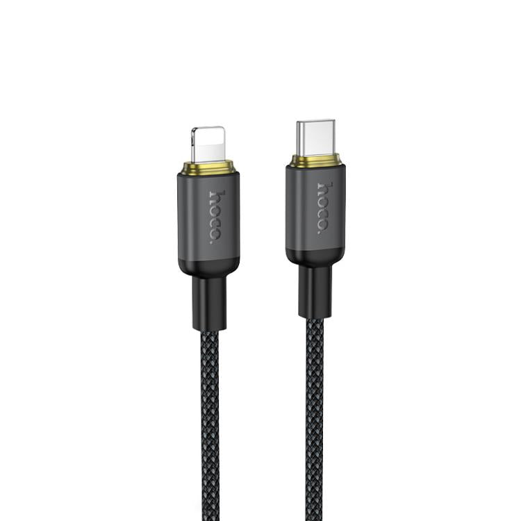 hoco X128 Type-C to 8 Pin Benefit 30W Charging Data Cable, Length:1m