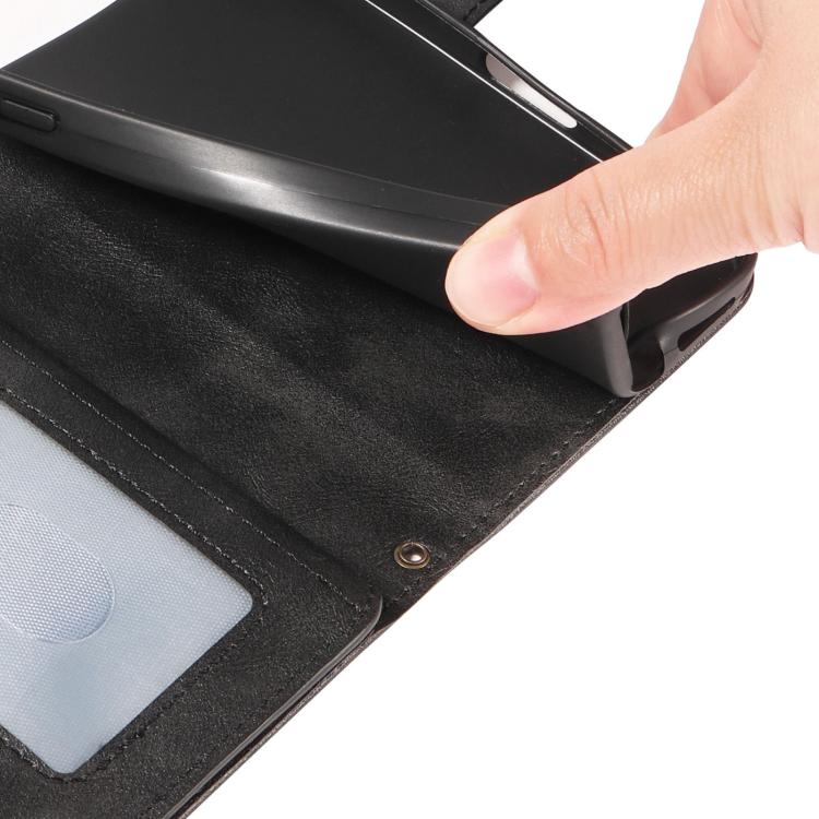 For vivo S19 Pro / V40 Mandala Embossed 9-Card Zipper RFID Vegan Leather Phone Case with Short Lanyard