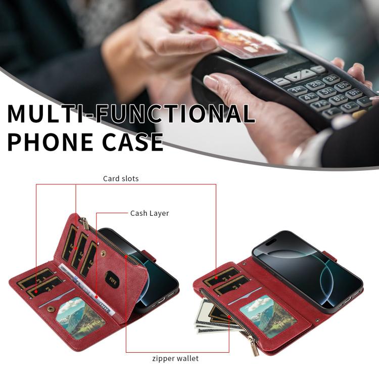 For vivo S19 Mandala Embossed 9-Card Zipper RFID Vegan Leather Phone Case with Short Lanyard