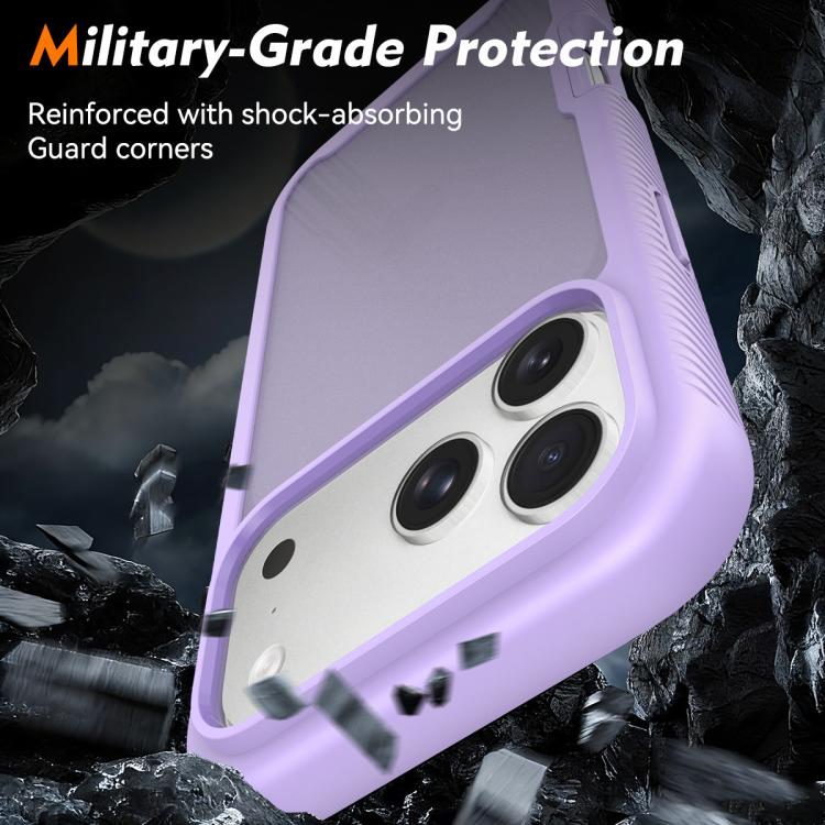 For iPhone 17 Pro Max Starry Sky Matte Two-Tone Shockproof TPU Hybrid PC Phone Case