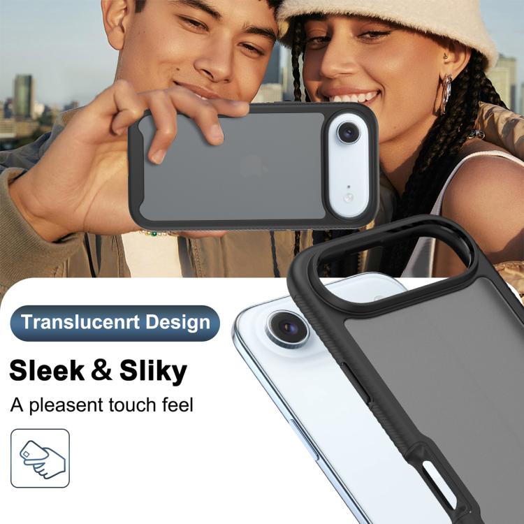 For iPhone Air  Starry Sky Matte Two-Tone Shockproof TPU Hybrid PC Phone Case