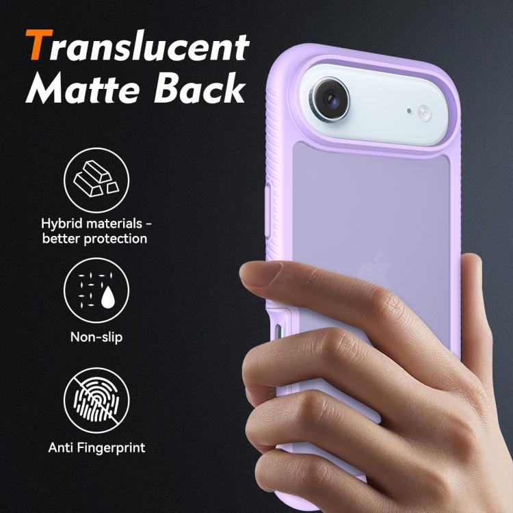 For iPhone Air  Starry Sky Matte Two-Tone Shockproof TPU Hybrid PC Phone Case