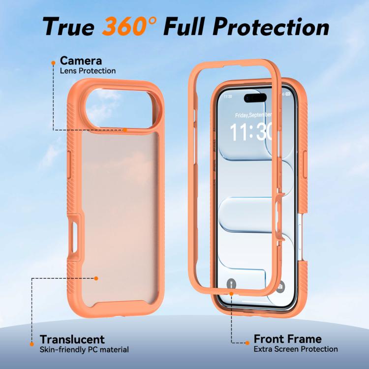 For iPhone Air  Starry Sky Matte Two-Tone Shockproof TPU Hybrid PC Phone Case