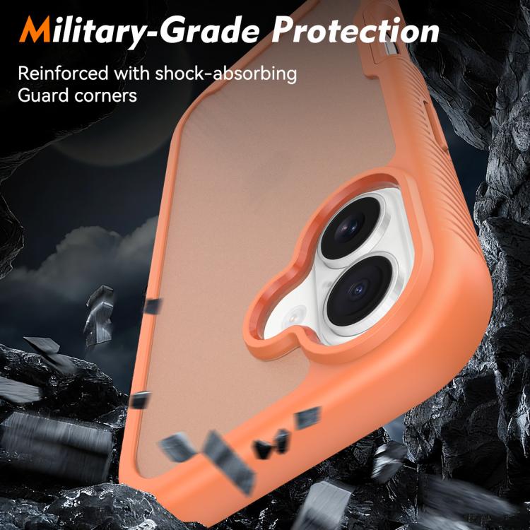For iPhone 17 Starry Sky Matte Two-Tone Shockproof TPU Hybrid PC Phone Case