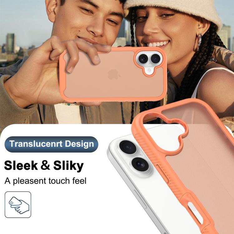 For iPhone 17 Starry Sky Matte Two-Tone Shockproof TPU Hybrid PC Phone Case