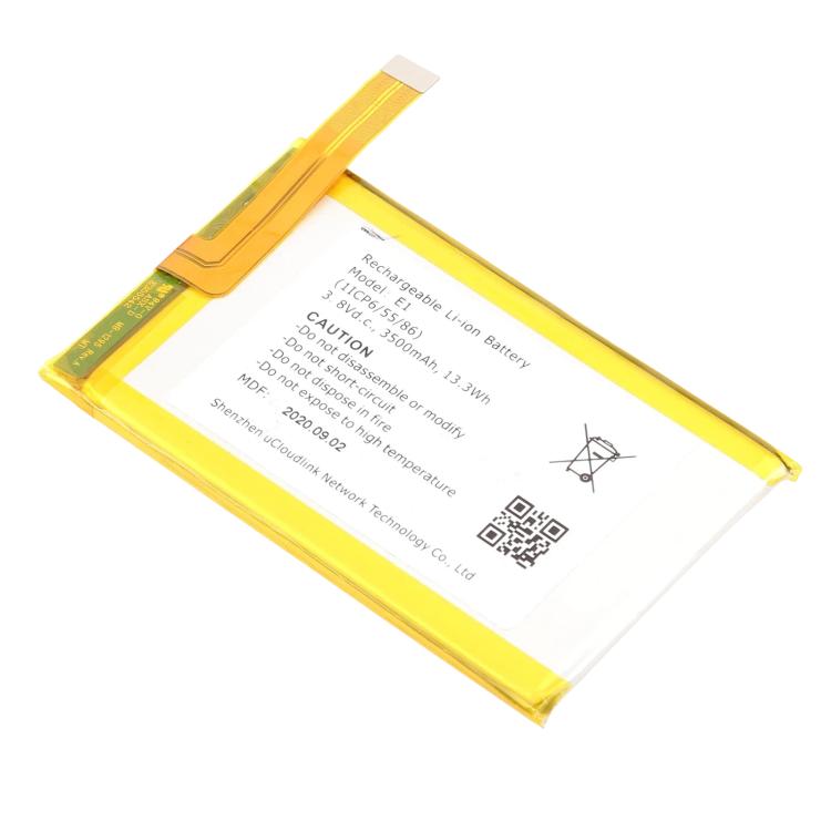 For GlocalMe E1 / GLMU18A02 3500mAh Portable 4G WiFi Router Battery