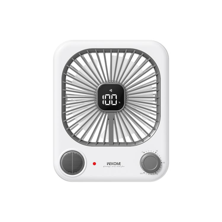 WK WT-F28 Ultra-Thin Aroma Desk Fan - White