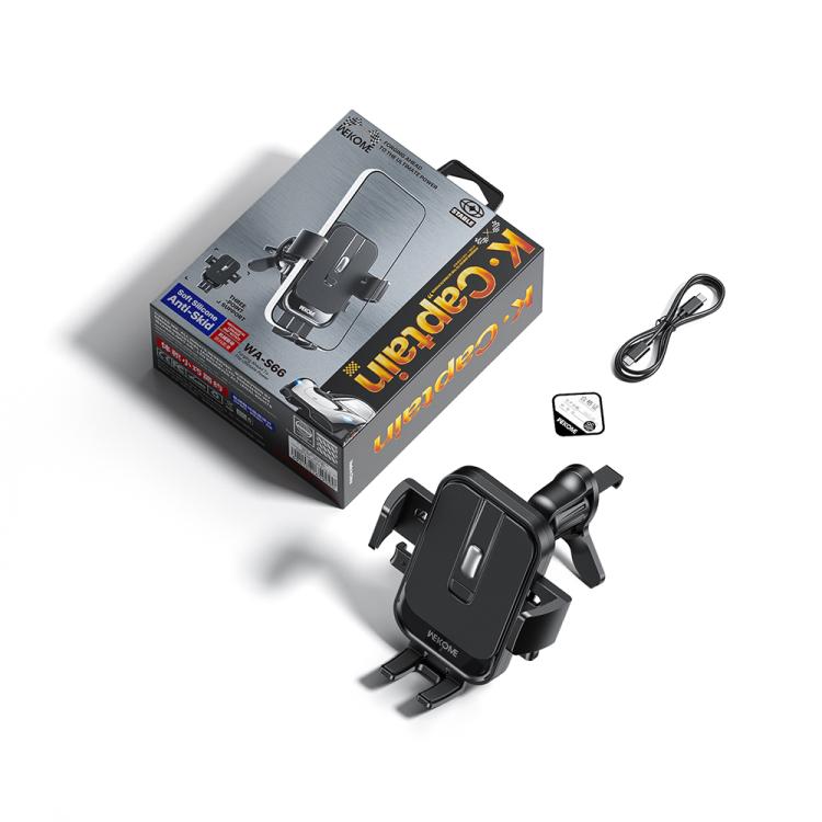 WK WA-S66 K-Captain Strix Air Vent Mechanical Car Holder - Black