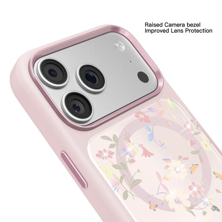 For iPhone 17 Pro Max Mutural Flora Story Series Magnetic Phone Case