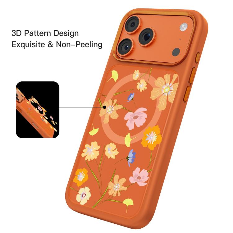 For iPhone 17 Pro Max Mutural Flora Story Series Magnetic Phone Case