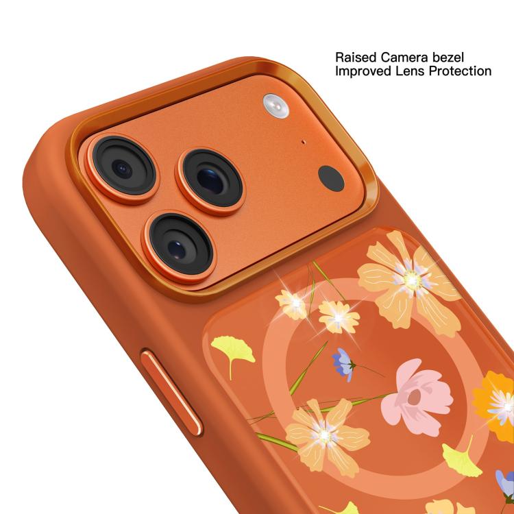 For iPhone 17 Pro Max Mutural Flora Story Series Magnetic Phone Case