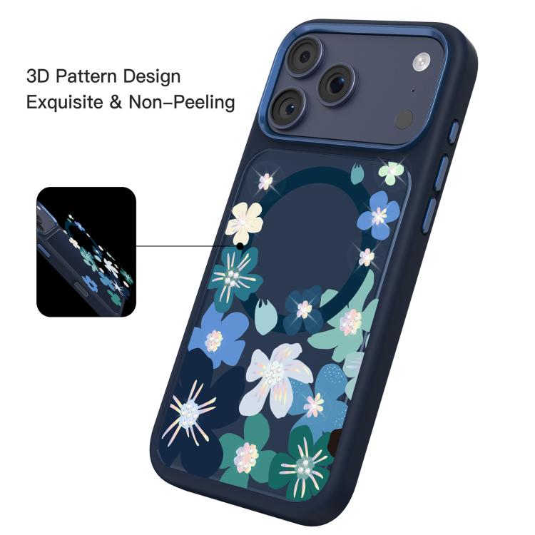 For iPhone 17 Pro Mutural Flora Story Series Magnetic Phone Case