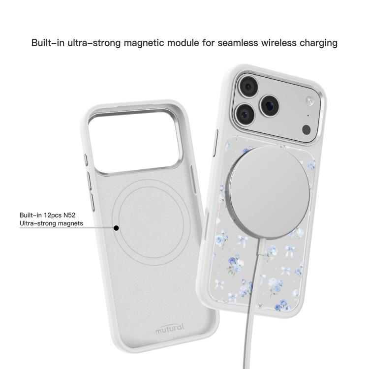For iPhone 17 Pro Mutural Flora Story Series Magnetic Phone Case
