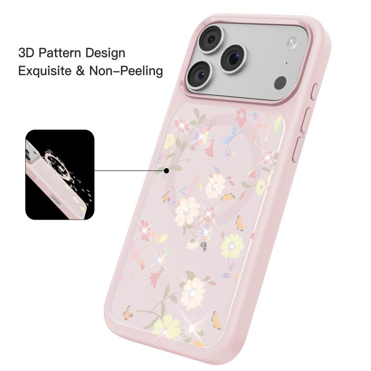 For iPhone 17 Pro Mutural Flora Story Series Magnetic Phone Case