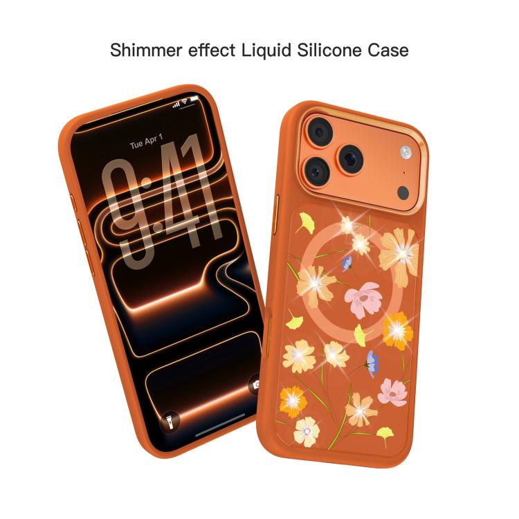 For iPhone 17 Pro Mutural Flora Story Series Magnetic Phone Case