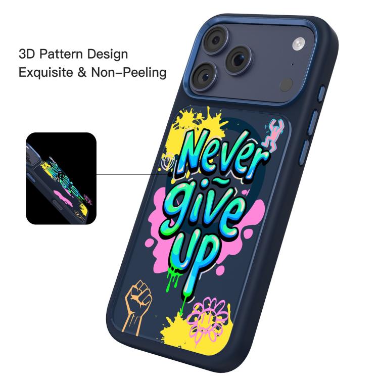 For iPhone 17 Pro Max Mutural Graffiti Series Magnetic Phone Case
