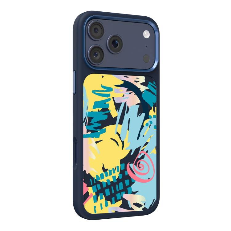 For iPhone 17 Pro Max Mutural Graffiti Series Magnetic Phone Case