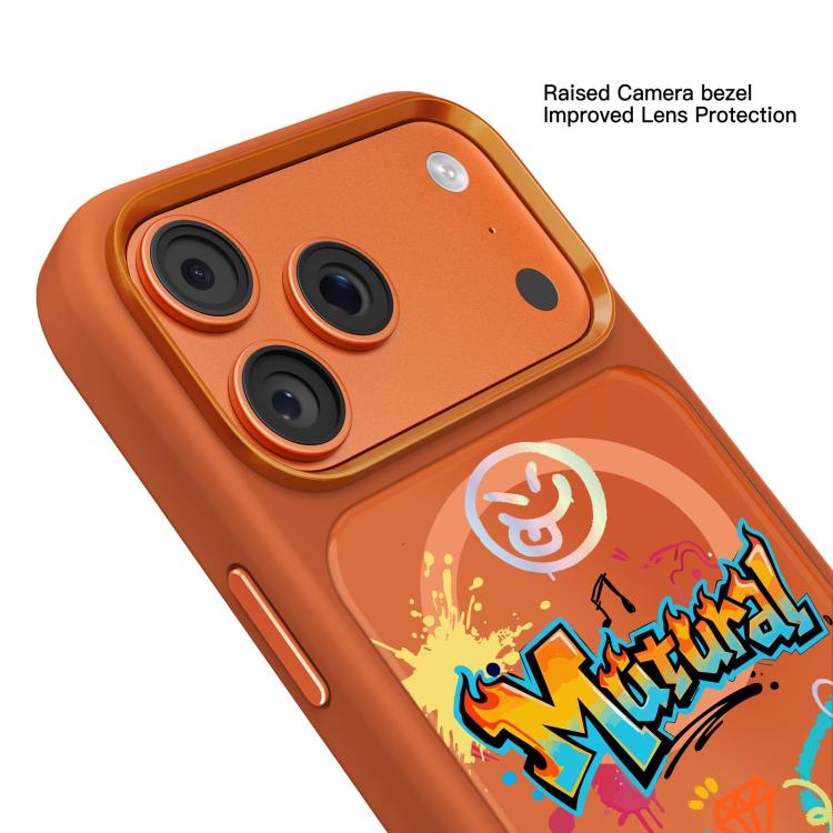 For iPhone 17 Pro Max Mutural Graffiti Series Magnetic Phone Case