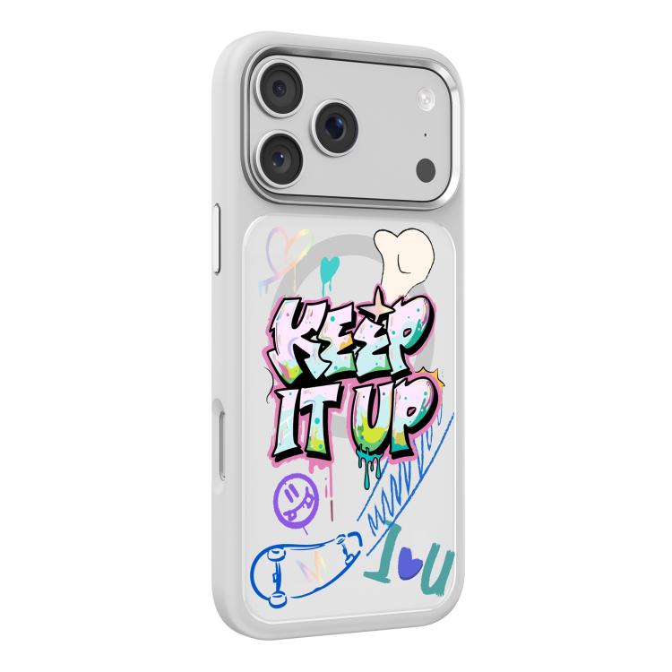 For iPhone 17 Pro Mutural Graffiti Series Magnetic Phone Case