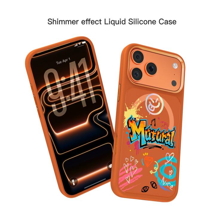 For iPhone 17 Pro Mutural Graffiti Series Magnetic Phone Case