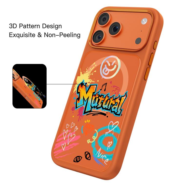 For iPhone 17 Pro Mutural Graffiti Series Magnetic Phone Case