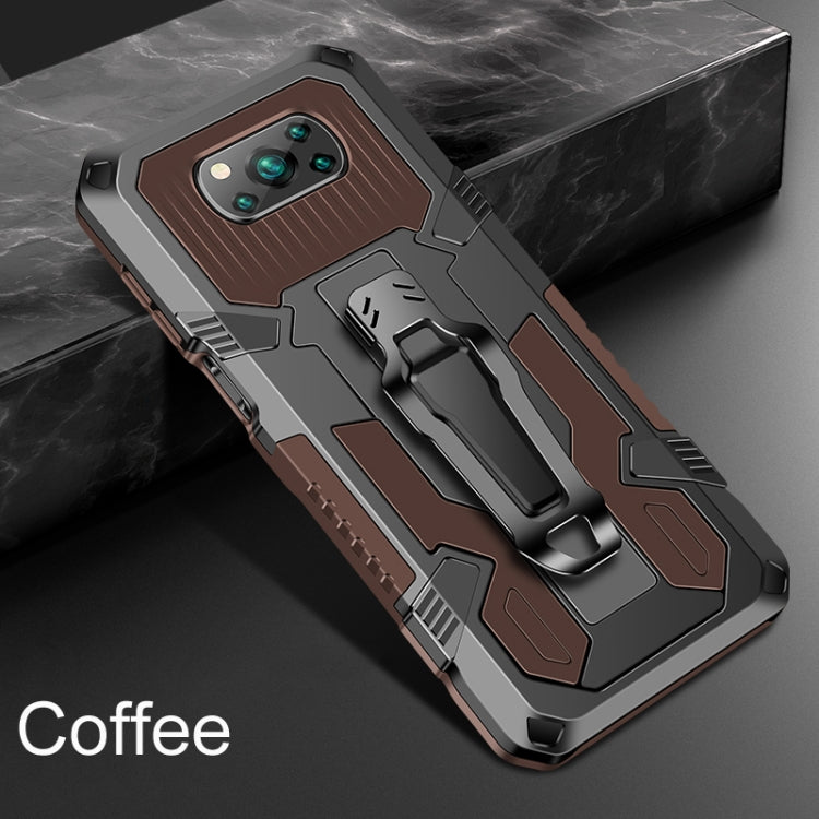 For Xiaomi Poco X3 / Poco X3 FNC / X3 Pro Armor Warrior Shockproof PC + TPU Protective Case