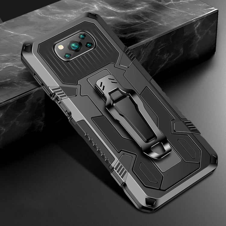 For Xiaomi Poco X3 / Poco X3 FNC / X3 Pro Armor Warrior Shockproof PC + TPU Protective Case