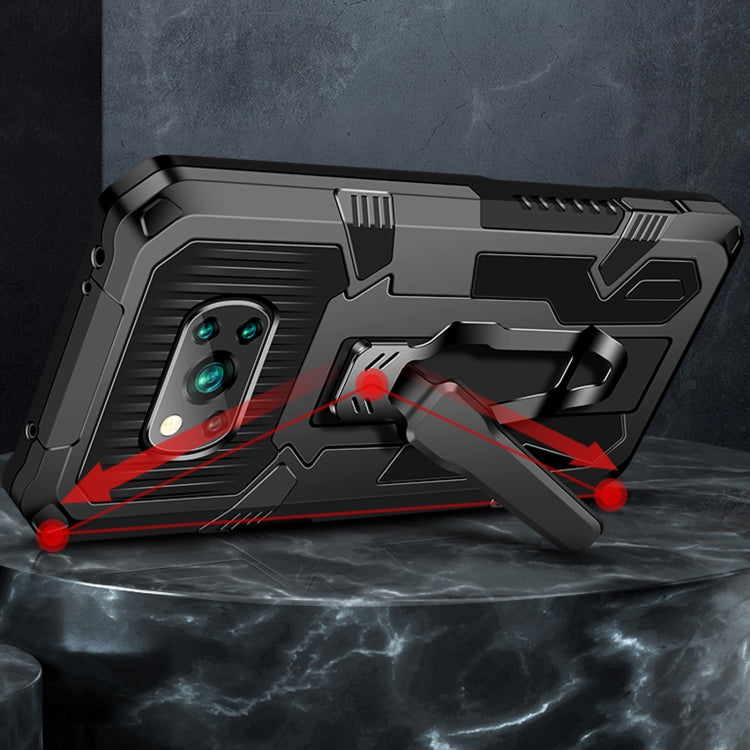For Xiaomi Mi 10T 5G / 10T Pro 5G Armor Warrior Shockproof PC + TPU Protective Case